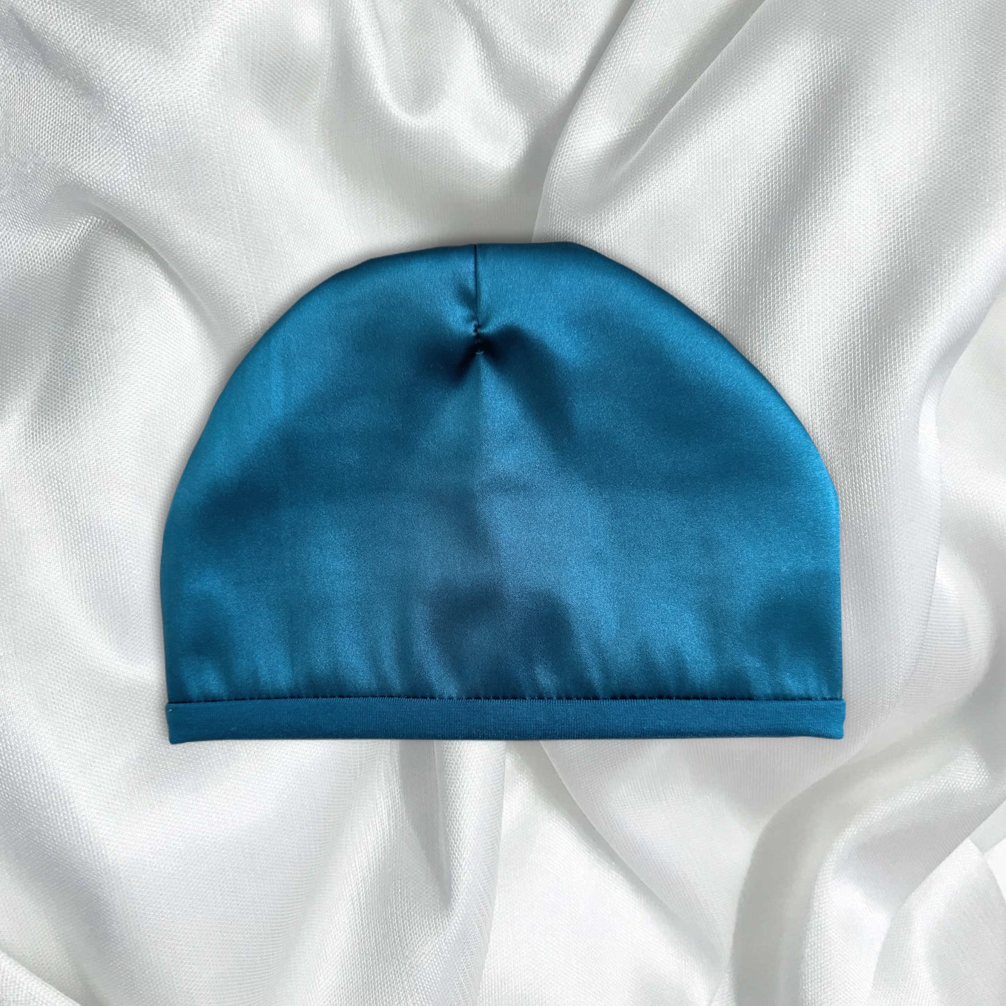 Aqua Marine Satin Beanie