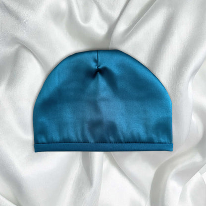 Aqua Marine Satin Beanie